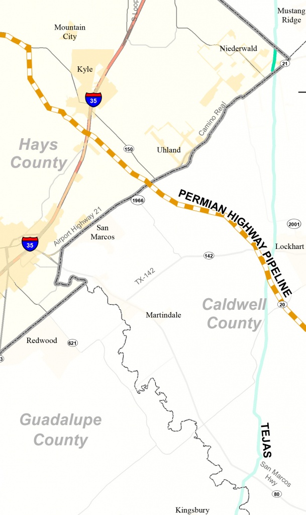 Permian Highway Pipeline | Braun &amp;amp; Gresham, Pllc. - Caldwell Texas Map