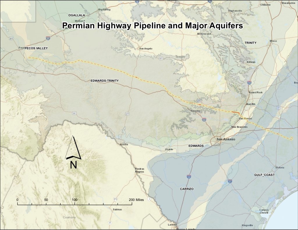 Permian Highway Pipeline - Wimberley Valley Watershed Association - Kinder Morgan Pipeline Map Texas
