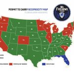 Permit To Carry Maps | Mn Firearms Training   Florida Concealed Carry Reciprocity Map 2018