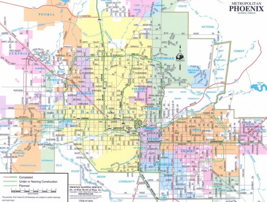 Phoenix Map - Free Printable Maps - Phoenix Area Map Printable