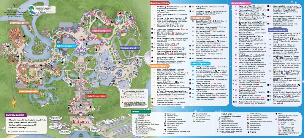 Photos - Fastpass+ Updates Now Rolled Out Across All The Park Guide Maps - Printable Disney World Maps 2017