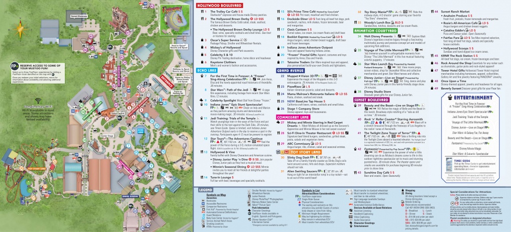 Photos: New Guide Map For Disney&amp;#039;s Hollywood Studios Features Toy - Toy Story Land Florida Map