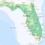 Physical Map Of Florida   Mexico Florida Map
