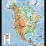 Physical Map Of North America. North America Physical Map | Vidiani   Printable Physical Map Of North America