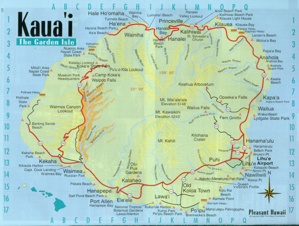 Pinalan Hill On Travel In 2019 | Kauai Map, Kauai Hawaii, Kauai - Printable Driving Map Of Kauai