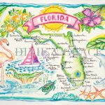 Pinann Bazzell On Florida Sunshine | Watercolor Map, Watercolor   Where Is Watercolor Florida On A Map