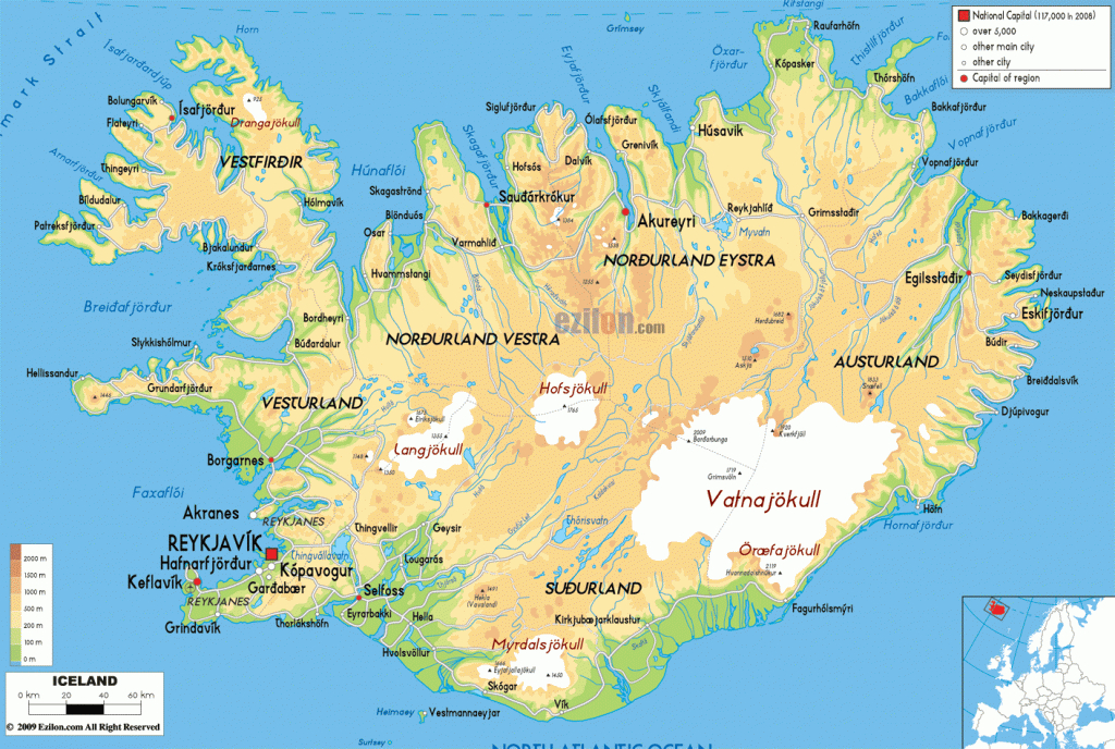 Pinboognish On Iceland Maps | Iceland, Tourist Map, Iceland - Printable Road Map Of Iceland