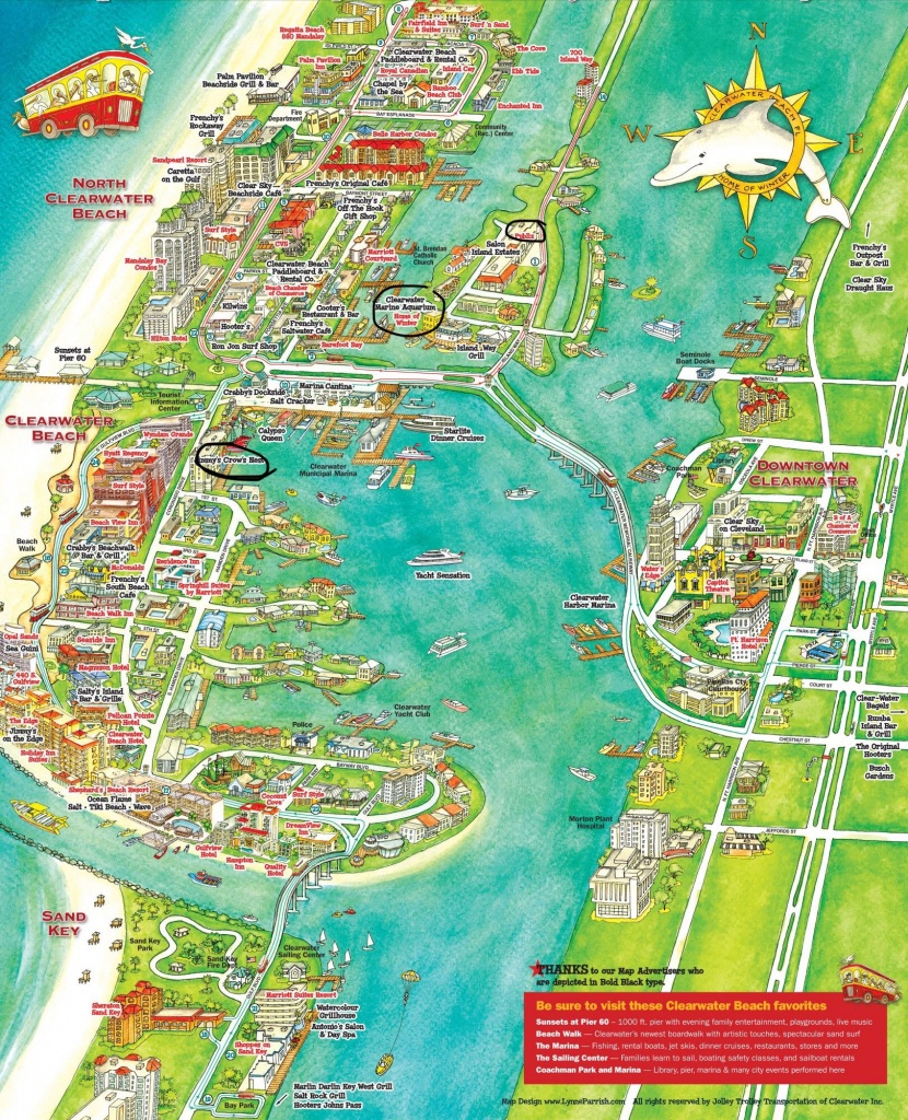Pinholly Waddell On Clearwater Beach | Florida Vacation - Clearwater Beach Florida On A Map