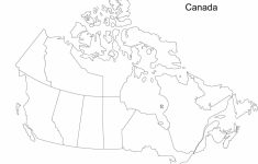 Free Printable Map Of Canada Provinces And Territories