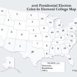 Pinlawren Roulier Casagrande On Election Party | Us Map   Blank Electoral College Map 2016 Printable