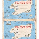 Pintara Hunter On Party Ideas | Pirate Party Invitations, Pirate   Maps For Invitations Free Printable