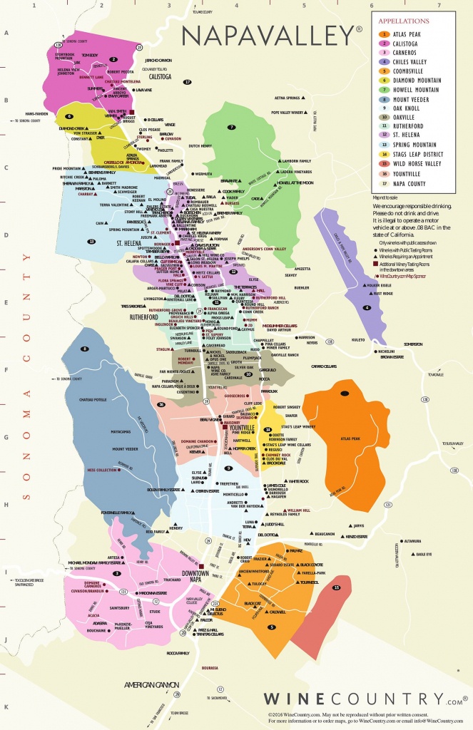Pinterest - Printable Napa Winery Map