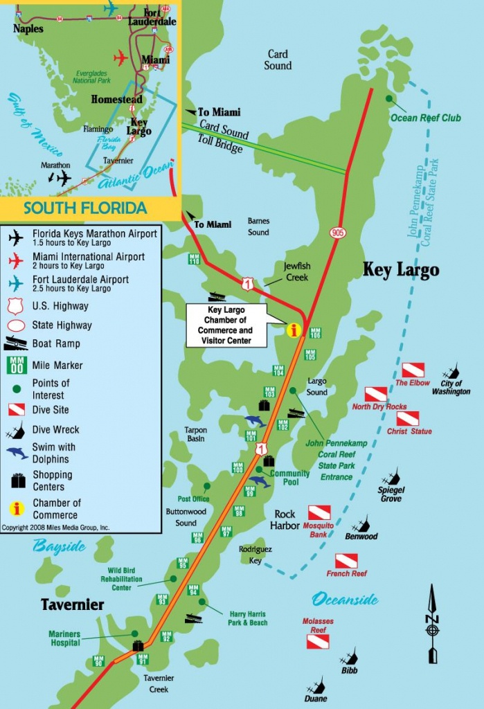 Pinterry Vercellino On Key Largo | Key Largo Florida, Florida - Florida Dive Sites Map