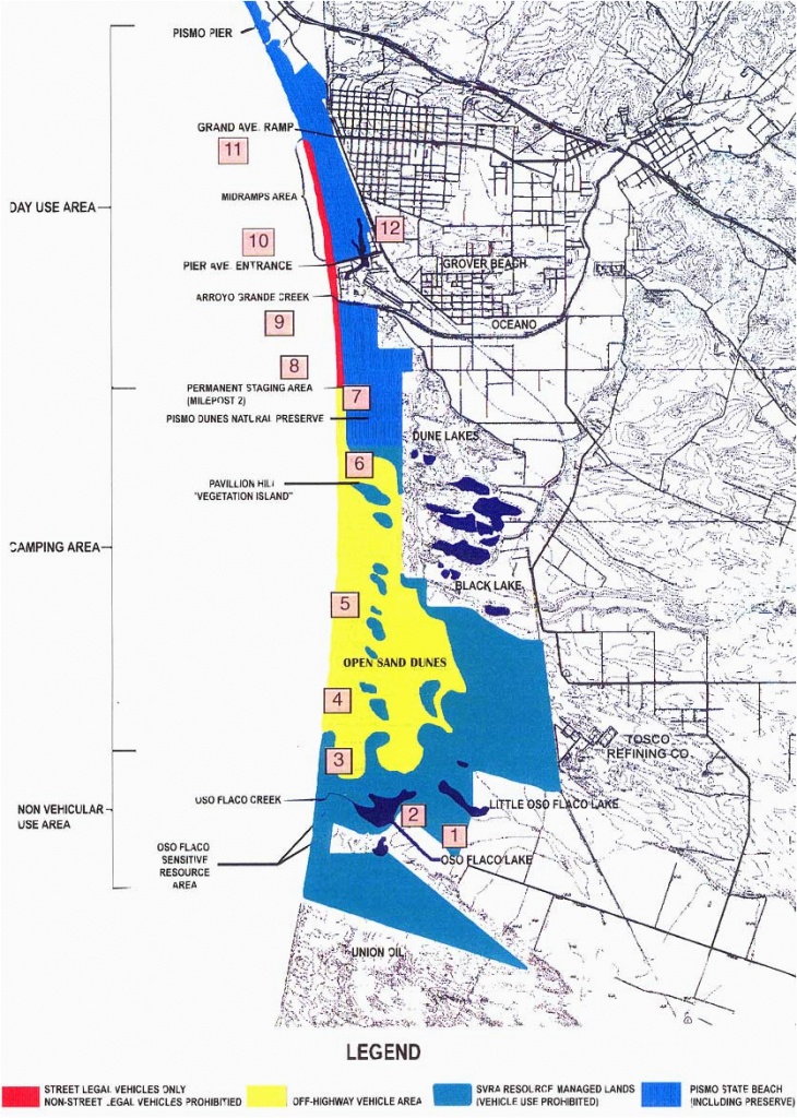 Pismo Beach California Map | Secretmuseum - Pismo Beach California Map