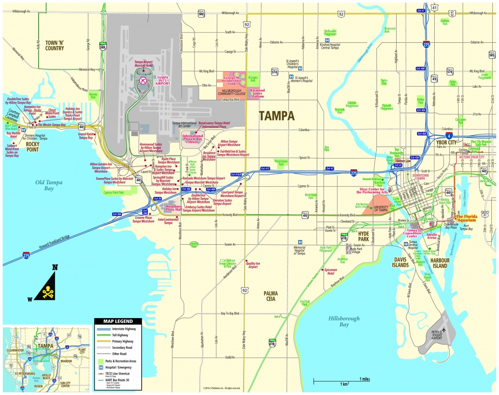 Pocket Map - Cruise Terminal Tampa Florida Map