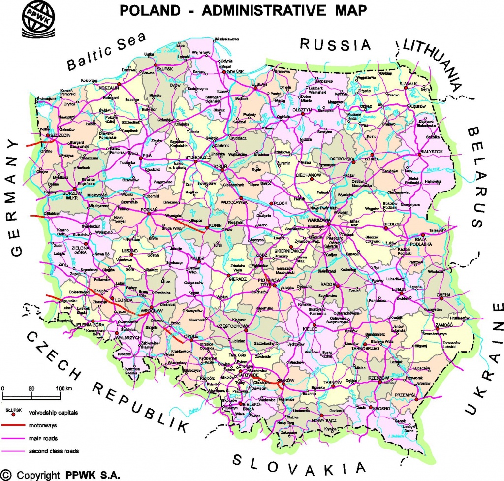 Poland Maps | Printable Maps Of Poland For Download - Printable Map Of Poland