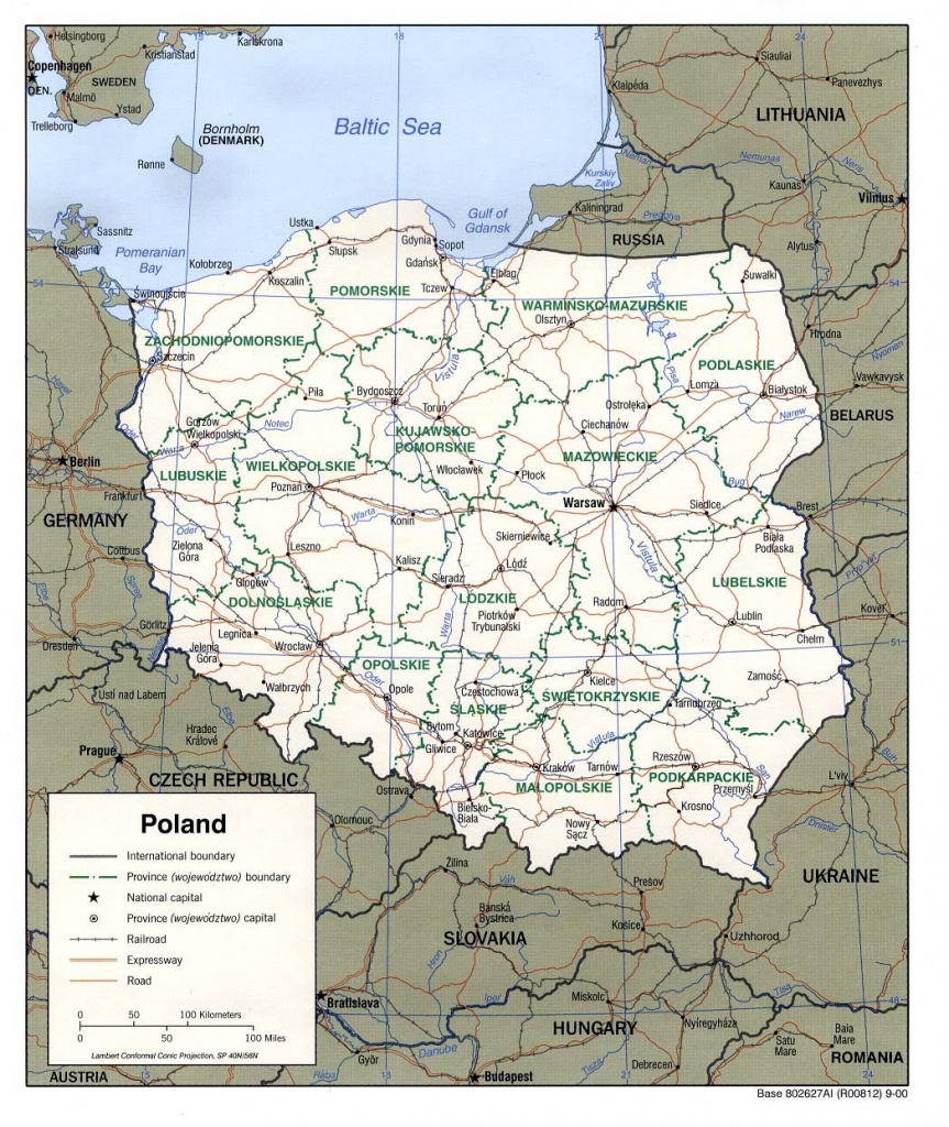 Poland Maps | Printable Maps Of Poland For Download - Printable Map Of Poland