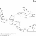 Political Map Of Central America And The Caribbean Nations At Mexico   Central America Outline Map Printable