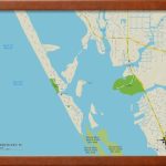 Political Map Of Manasota Key, Fl Framed Print Wall Art   Manasota Key Florida Map