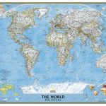 Political World Map (Large Size)   World Maps   National Geographic World Map Printable