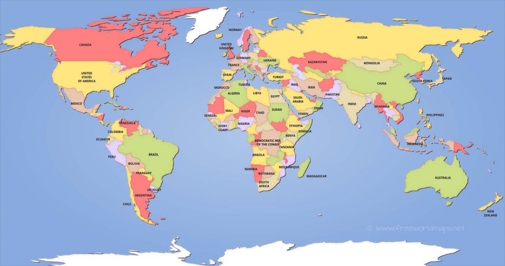 Political World Maps - World Political Map Printable