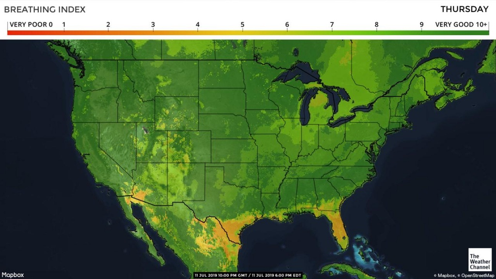 Pollen Count And Allergy Info For Orlando, Fl - Pollen Forecast - Florida Pollen Map