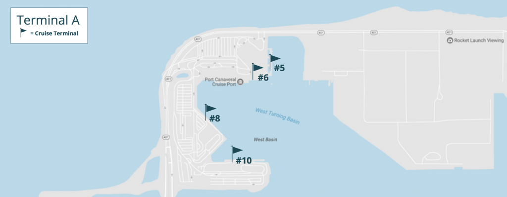 Port Canaveral Cruise Terminal Information Guide - Map Of Carnival Cruise Ports In Florida