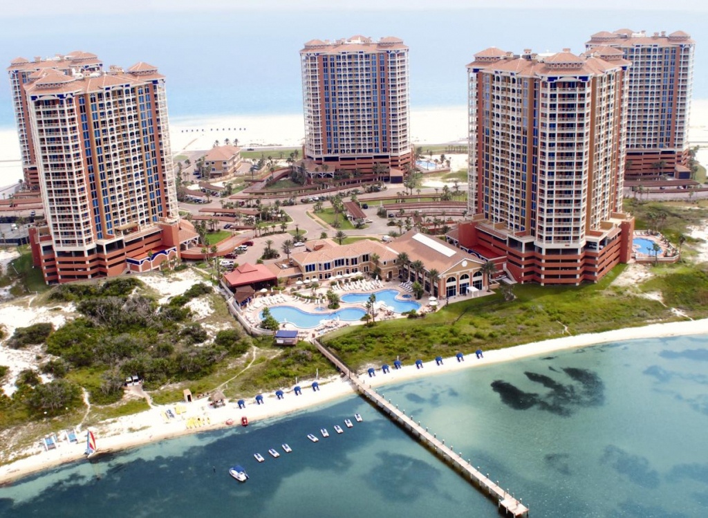 Portofino Island Resort, Pensacola Beach, Fl - Booking - Portofino Florida Map