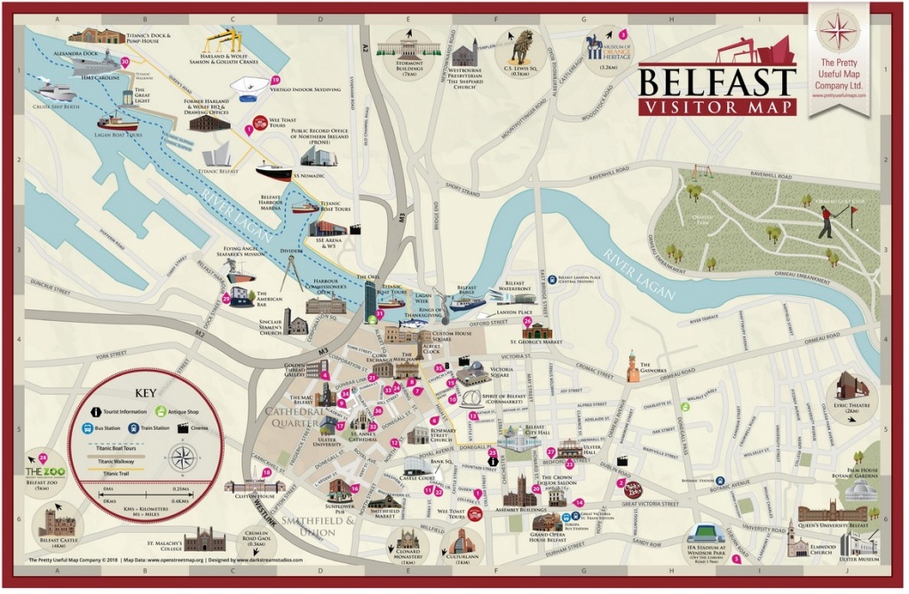 Pretty Useful Map Co. | Beautifully Illustrated Map Guides – Belfast Map - Belfast City Map Printable