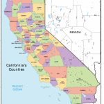 Print Out California | State Coloring Pages Usa Printable Printable   California County Map With Cities