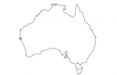Blank Map Of Australia Printable