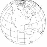 Printable, Blank, World Globe Earth Maps • Royalty Free, Jpg   Printable Earth Map