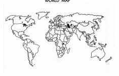 Printable Blank World Map With Countries
