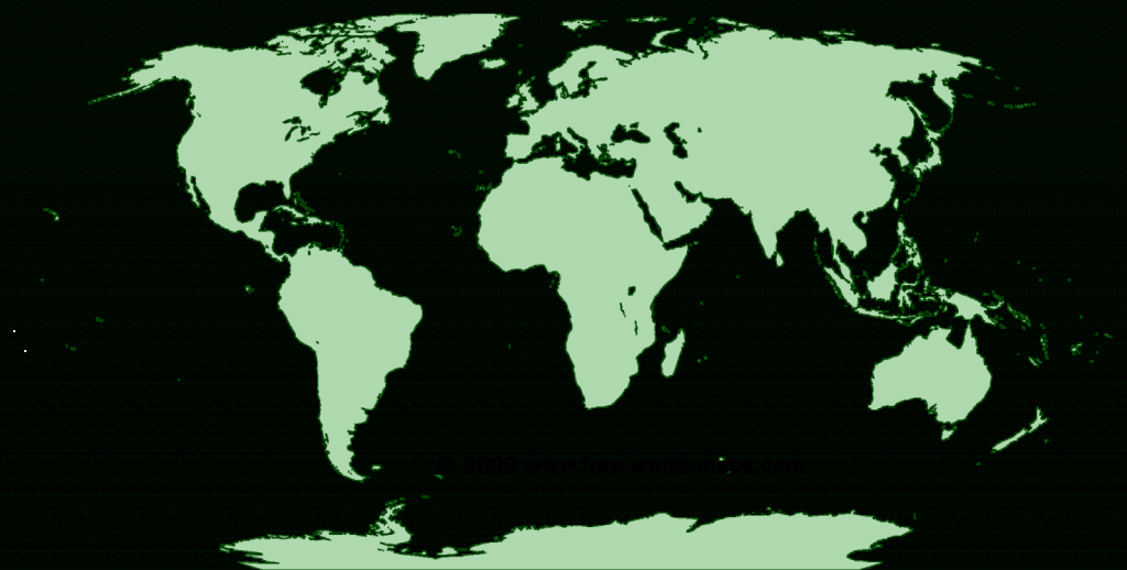 Printable Blank World Maps | Free World Maps - World Ocean Map Printable