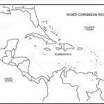 Printable Caribbean Islands Blank Map Diagram Of Central America And   Maps Of Caribbean Islands Printable
