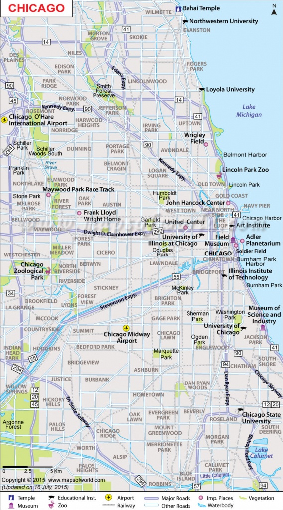 Printable-Large-Chicago-Map - Printable Map Of Chicago