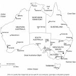 Printable Map Of Australia With States And Capital Cities | Travel   Printable Map Of Australia With States And Capital Cities