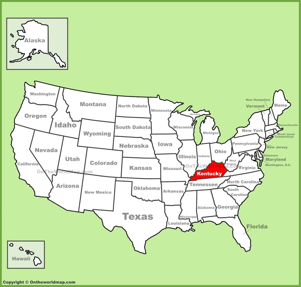 Printable Map Of Kentucky - Printable Map Of Kentucky