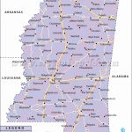 Printable Map Of Mississippi And Travel Information | Download Free   Printable Map Of Ms