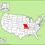 Printable Map Of Missouri   Lgq   Printable Blank Map Of Missouri