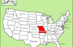 Printable Blank Map Of Missouri