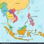 Printable Map Of South East Asia Recent Download And Southeast   Asia Political Map Printable