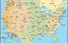 Printable Map Of The Usa With Time Zones – Printable Us Map With Time Zones And Area Codes