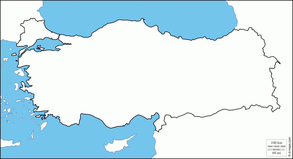 Printable Map Of Turkey | Homeschool | Free Maps, Printable Maps, Map - Printable Map Of Turkey