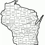 Printable Map Of Wisconsin And Travel Information | Download Free   Map Of Wisconsin Counties Printable