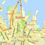 Printable Map Sydney, Australia, City Plan 2000 M Scale Adobe   Printable Street Map Of Port Macquarie