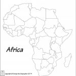 Printable Maps Of Africa | Sitedesignco   Map Of Africa Printable Black And White