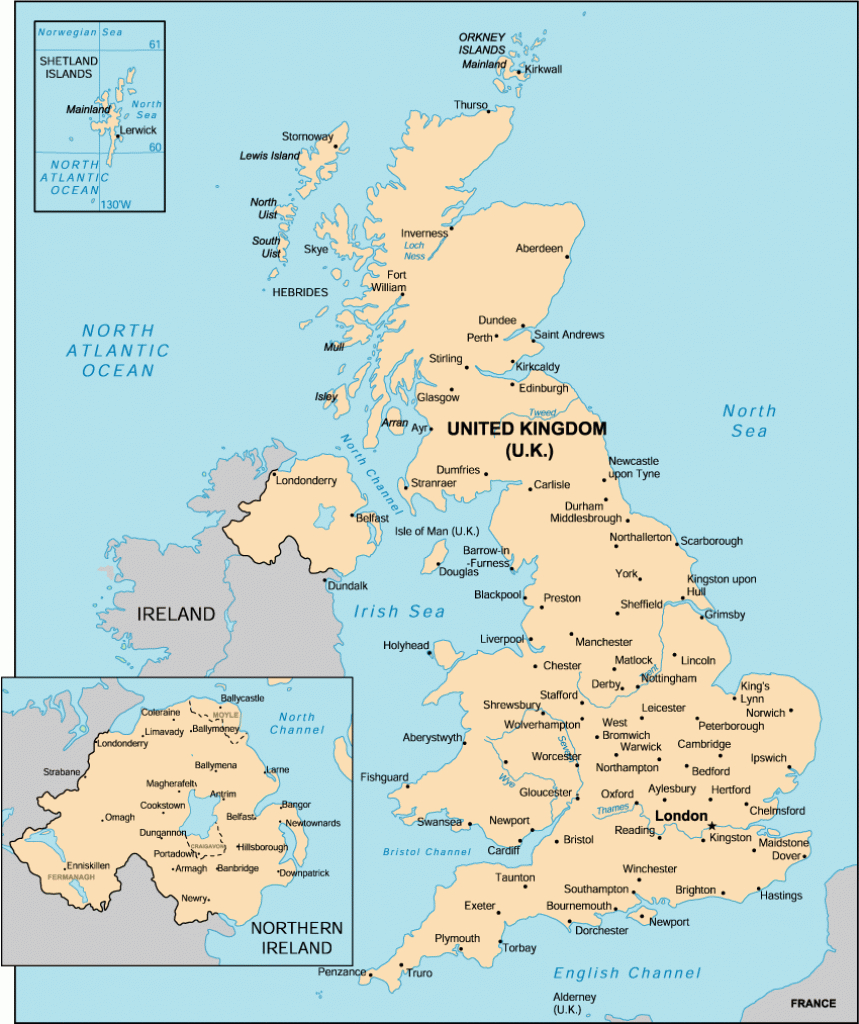 tourist map of england with cities
