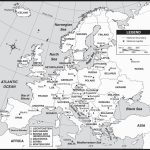 Printable Maps Of Europe | Sitedesignco   Printable Black And White Map Of Europe