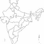 Printable Maps Of India And Travel Information | Download Free   Blank Political Map Of India Printable